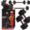 Zestaw hantli 2 × 10 kg ze sztangą — FITCHEMY